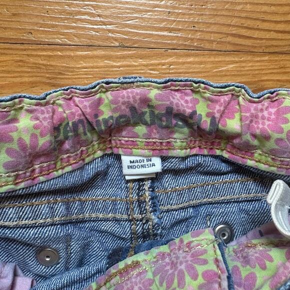 Genuine Kids dark wash adjustable waist flare toddler jeans SIZE 24M - Picture 4 of 6